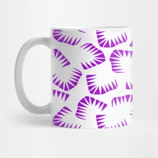 Pattern jagged purple Mug